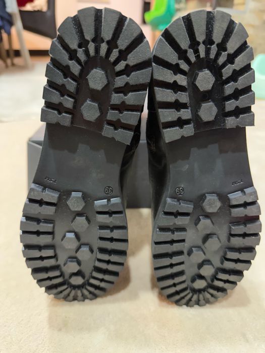 Kangaroo естествена кожа и естествен каракул ботуши