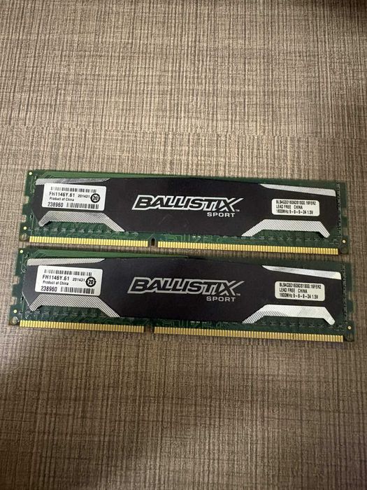 Vand 8gb Ram 2x4 DDR3 1600mhz