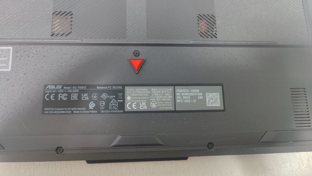 Laptop Gaming Asus Tuf F15 FX507ZC4