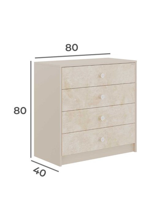 Комод AIKO VIBE, 80x80x80 см | Ichki kiyimlar uchun komod