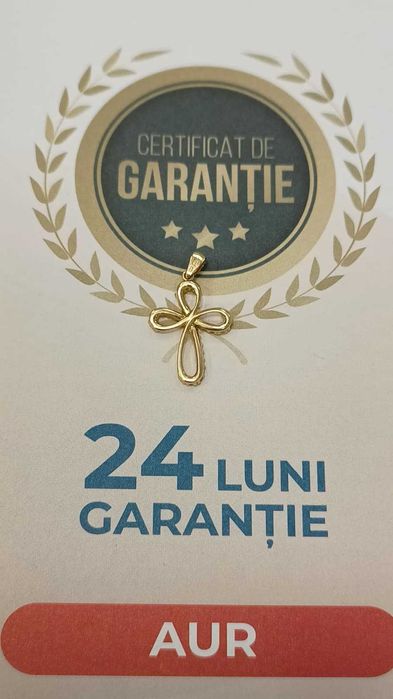 [AG24 Harlau B.45649.1] Pandantiv aur 18k 1.60g - Garantie 2 ani!