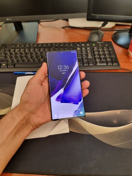 Samsung note 20ultra 5G 12/256gb zur aybi yuq tozza telefon uyalti