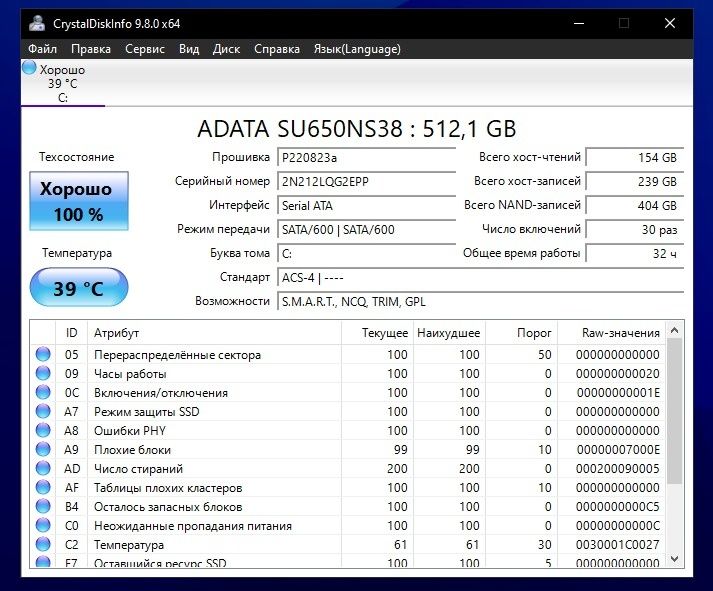 ssd m2 512гб полностью новый
