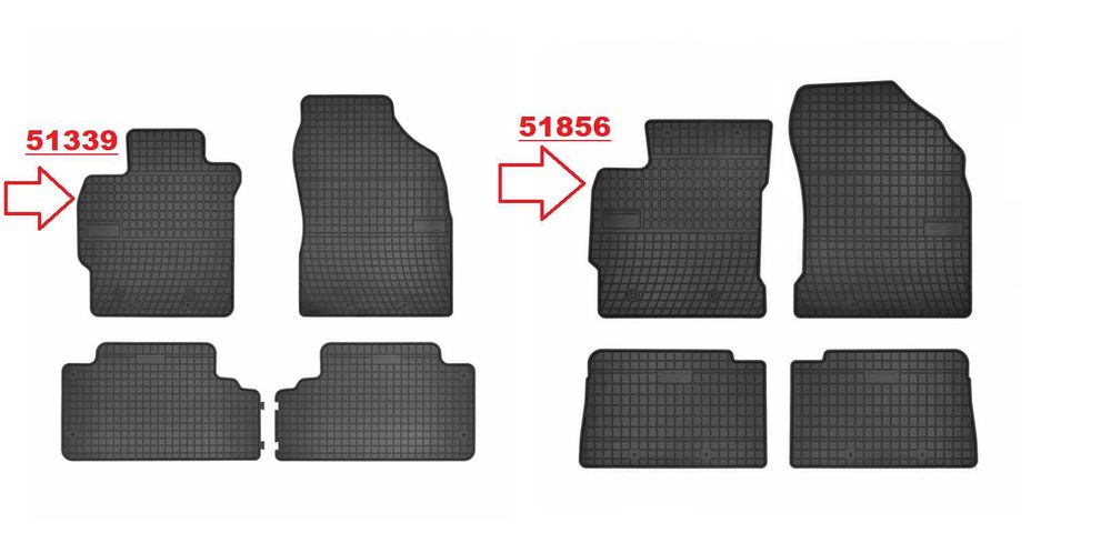 Гумени стелки за Toyota Auris I/AURIS II /Toyota Corolla E15