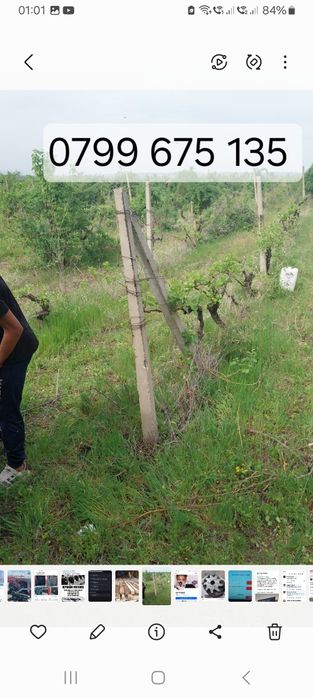 Șpalieri de beton și metalici zincați de vânzare