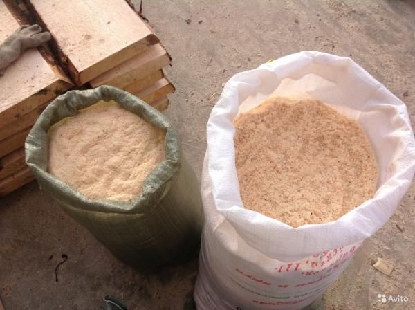 Продам опилки в мешках