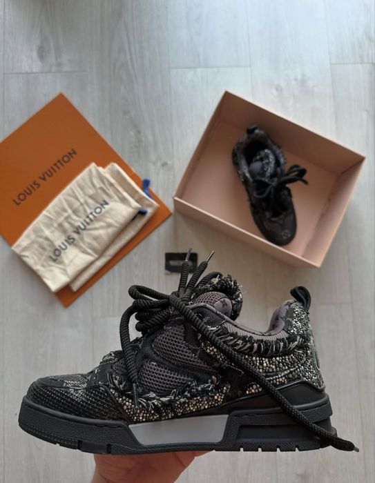 Adidasi Louis Vuitton Skate crystals