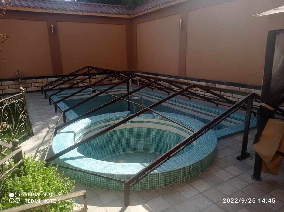 Тент банер маскитни сетка навес закрыть бассейн закрыть