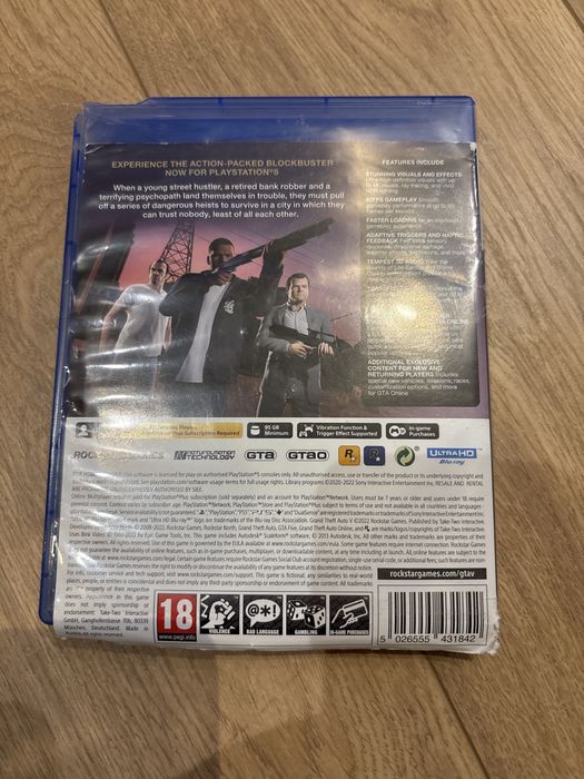 Игра GTA5 на диск