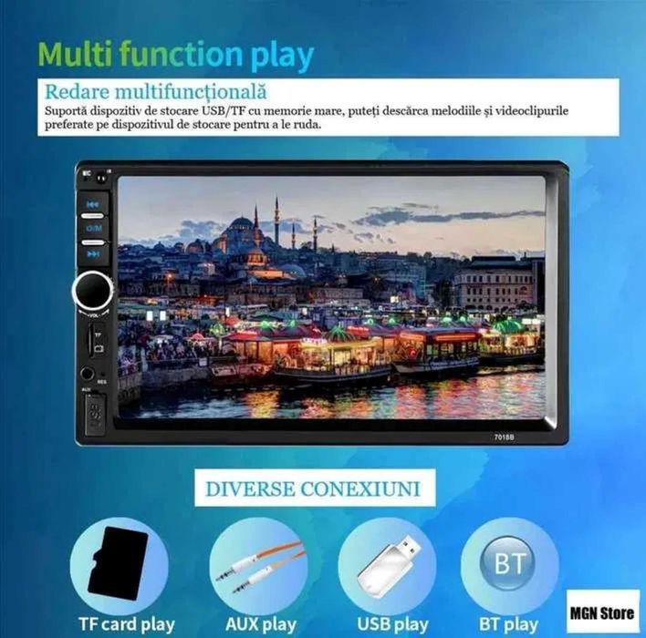 Touch Screen Multimedia Player Auto Bluetooth - Transport gratuit