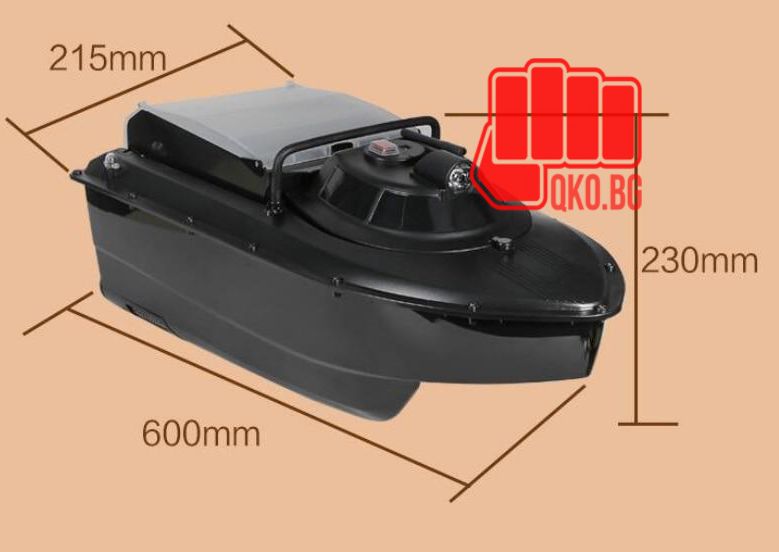 лодка за захранка, GPS +17 или 9 позиции + Сонар 0,5км