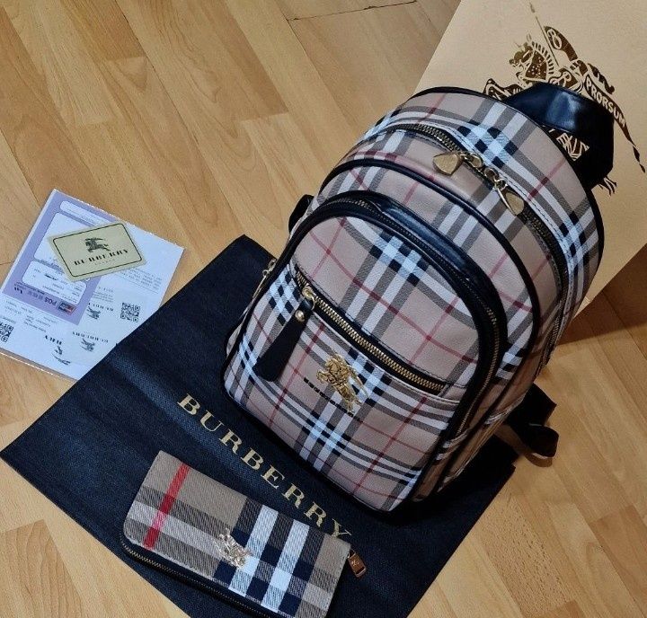 Rucsac+portofel, super, material textil, saculet, etichetă