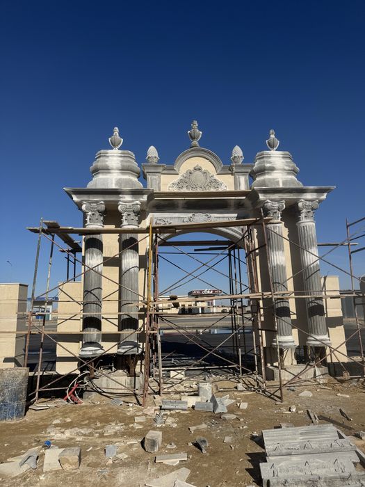 Травертин Гранит Балясины жұмыстары