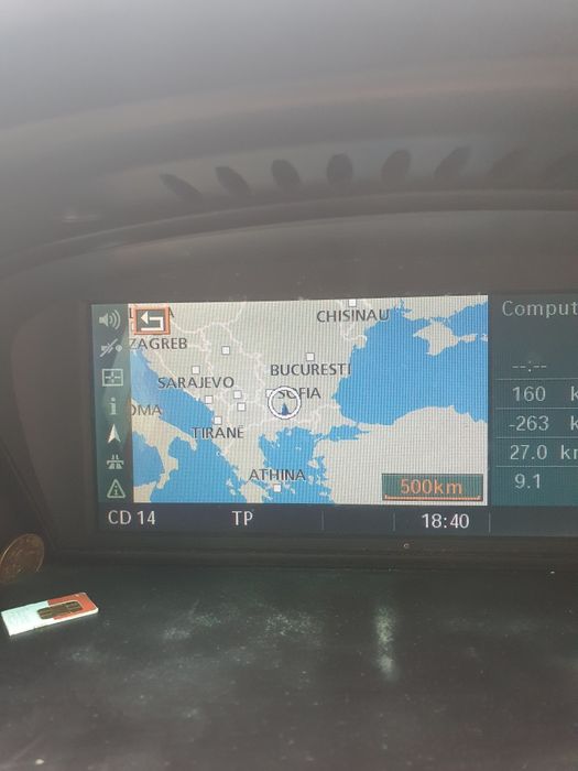 Диск  за навигация БМВ CCC модул.Е60/61,Е90/91/92/93,Е63/4