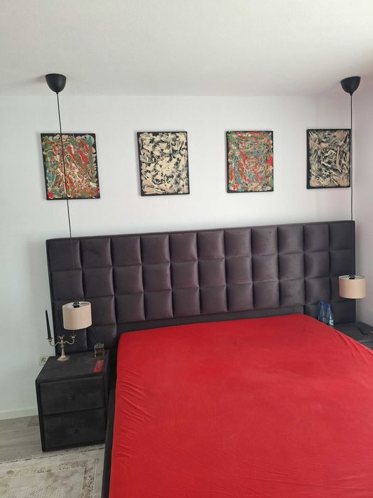 Tablou pictat manual, abstract, original, oferta, unic, stil Pollock