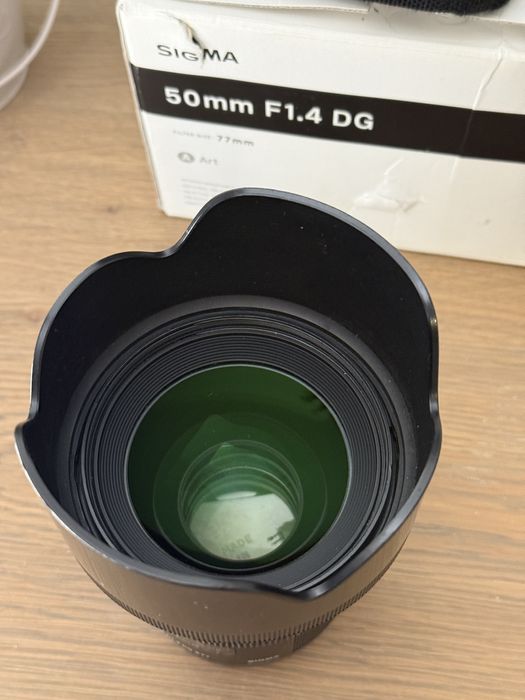 obiectiv sigma 50 mm canon f1.4 ef