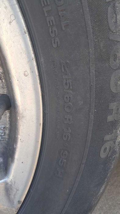 Vand jante 5x114.3 cu cauciucuri 215/60/16 Kia Dacia Nissan Renault Toyota