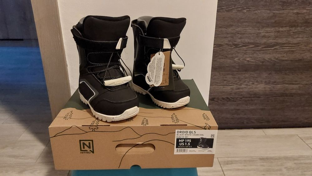 Boots Snowboard Nitro Droid QLS Copii, 195, mărimea 31 1/3