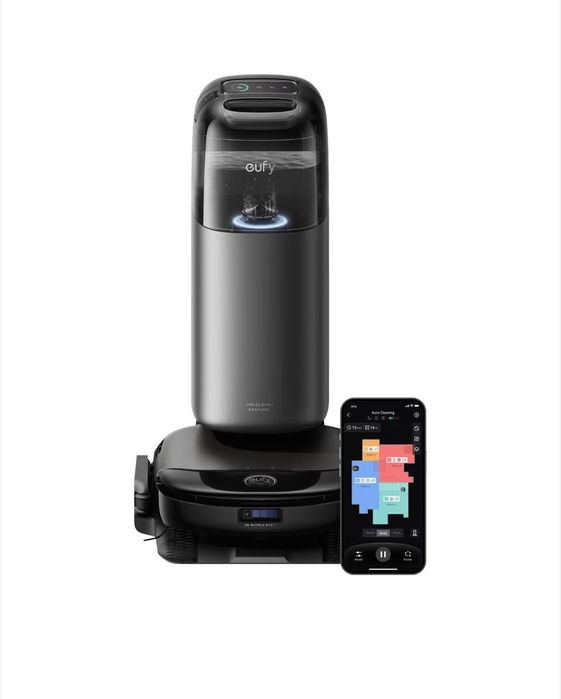 Aspirator robot eufy Robot Vacuum Omni S1 Pro, Statie All-in-One