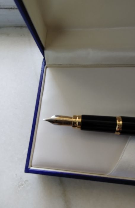 Stilou Waterman original cu penita din aur de 18K