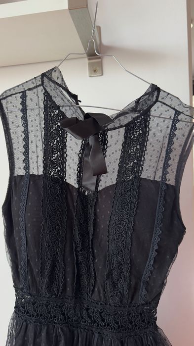 Черна готическа рокля Wednesday Уенсдей, Семейство Адамс, XS, S, M, L