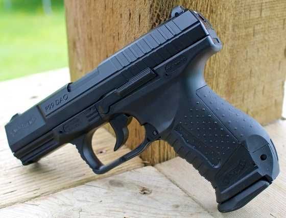 Pistol WALTHER P99 4.5J Airsoft+0.36gr-1000BB+10CO2+CO2 silicon+loader
