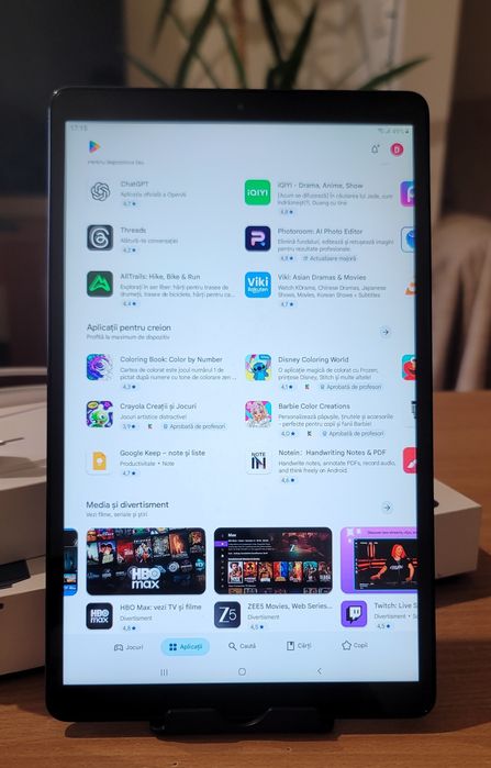Tabletă - Telefon/cu nano Sim 4G+, Samsung Tab A 10.1", Octa-Core, 64G