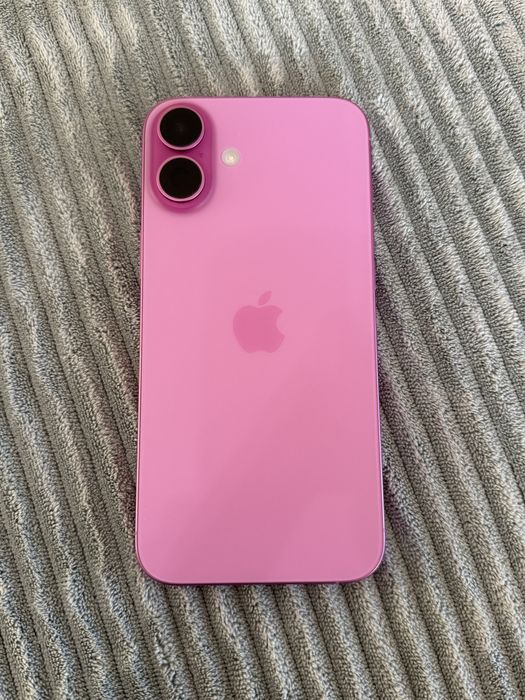 Iphone 16 plus roz/pink 128gb memorie 93%baterie