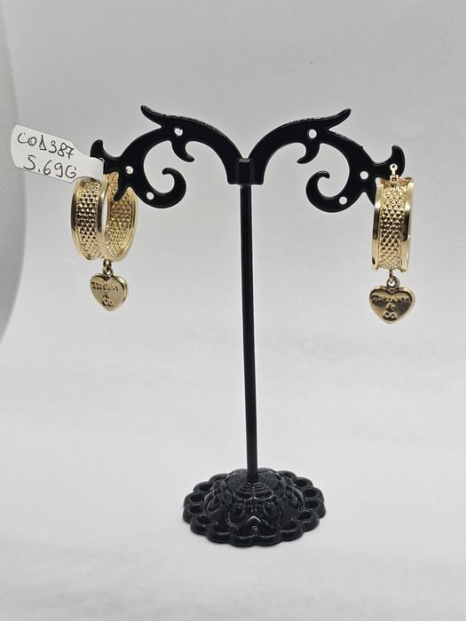 Vand cercei din aur 14 k 5.69 g cod 387