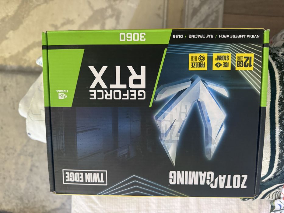 Продам rtx 3060 12gb zotac gaming