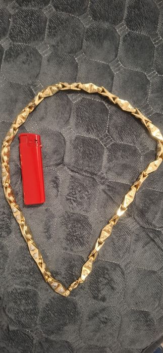 Vand lant de aur 14k versace  36 de gr si 60 lugimea