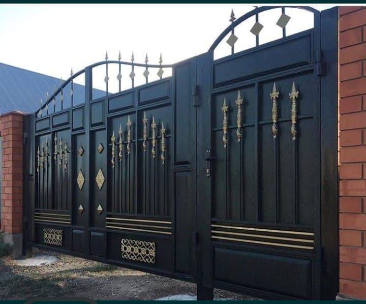 По краска ворота