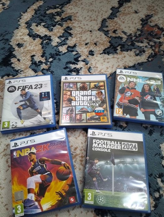 Продам 5 игр на PS5