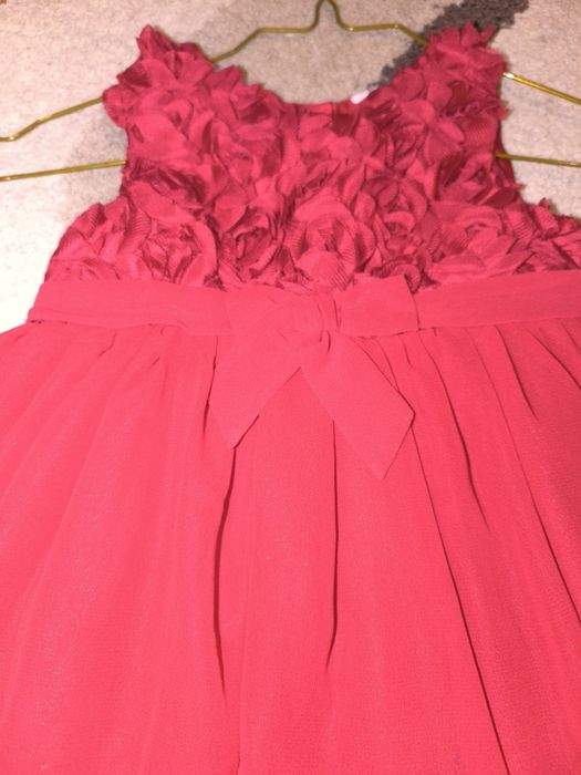 Страхотен празничен лот рокля+палто HM 92-98 размер