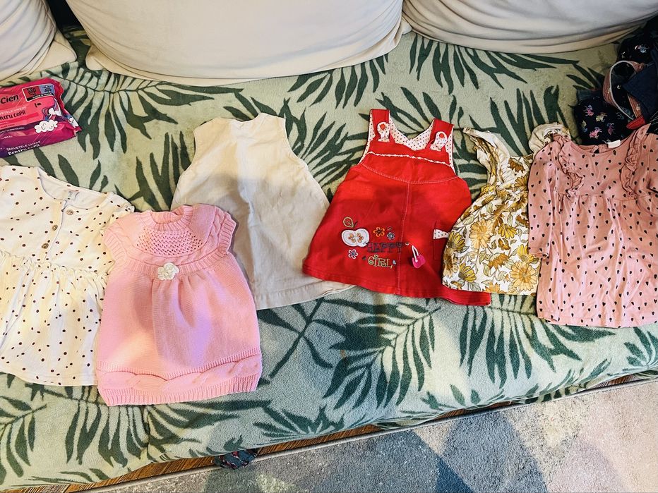 Lot fetite 74-80-86+doua geci