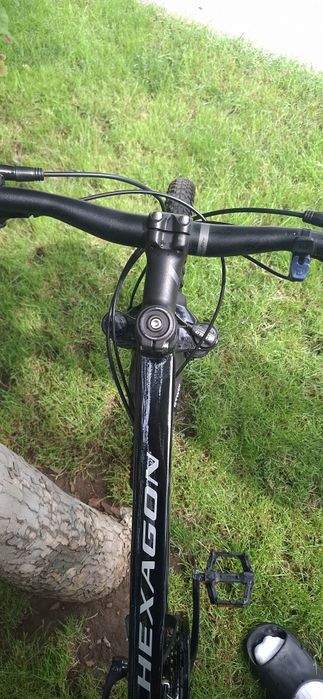Bicicleta MTB Hardtail Kross Hexagon 6.0, 29, Negru-Gri L