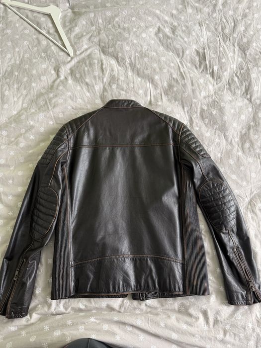 Geaca piele barbat marime M Wilson vintage usa