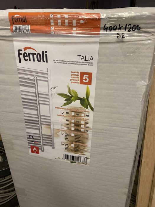 Calorifer portprosop baie 400x1200