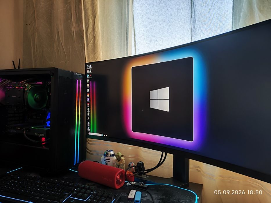 Геймърски i9 9900K, RX 6600 8GB, RAM 16GB DDR4 3600,  SSD 512GB NVME, HDD 1TB