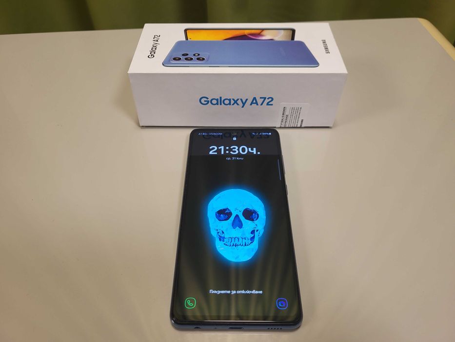 Samsung Galaxy A72 Awesome Blue 128Gb Смартфон