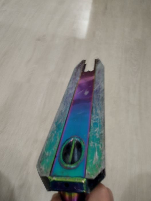 Дека на трюковой самокат со шкуркой