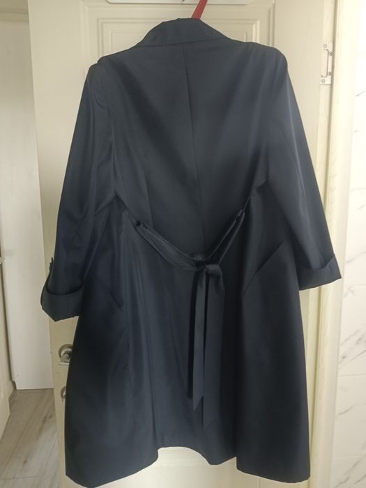 Плащ женский темно-синий