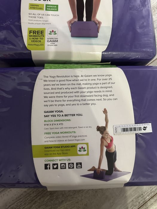Gaiam premium йога пяна блок