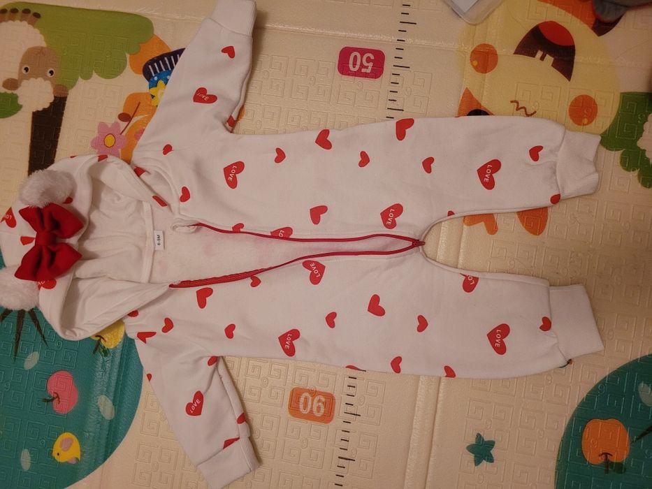 Тёплые ромперы на девочку