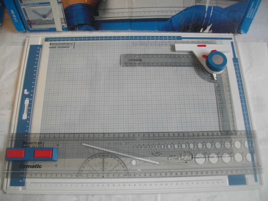 Немски Чертожна дъска нова А3 профи Газова горелка 93см пиезо Маркуч