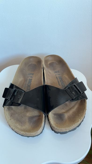 Birkenstock Madrid negru lac 39