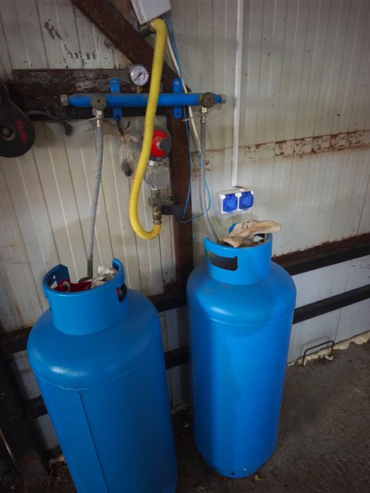 Kit pentru centrala pe gpl, butelie-repartitor-robinet de presiune,etc