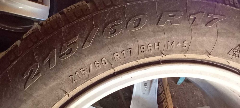 Jante + cauciucuri iarna 215/60 R17 Pirelli
