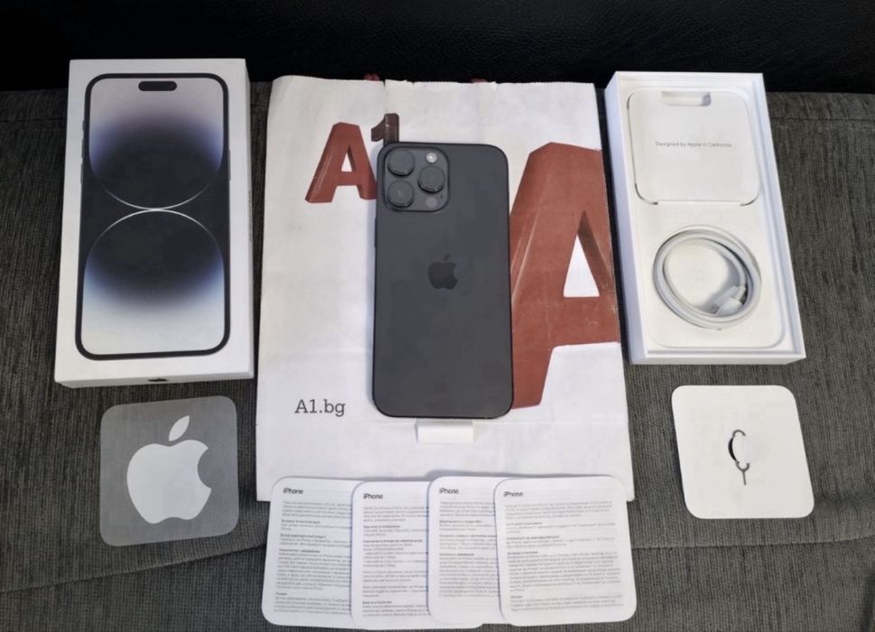 512GB iPhone 14 Pro Max A1 Документи 2024г. Space Black / Черен