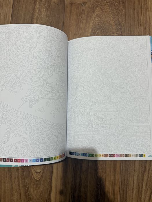 Раскраска дисней по номерам